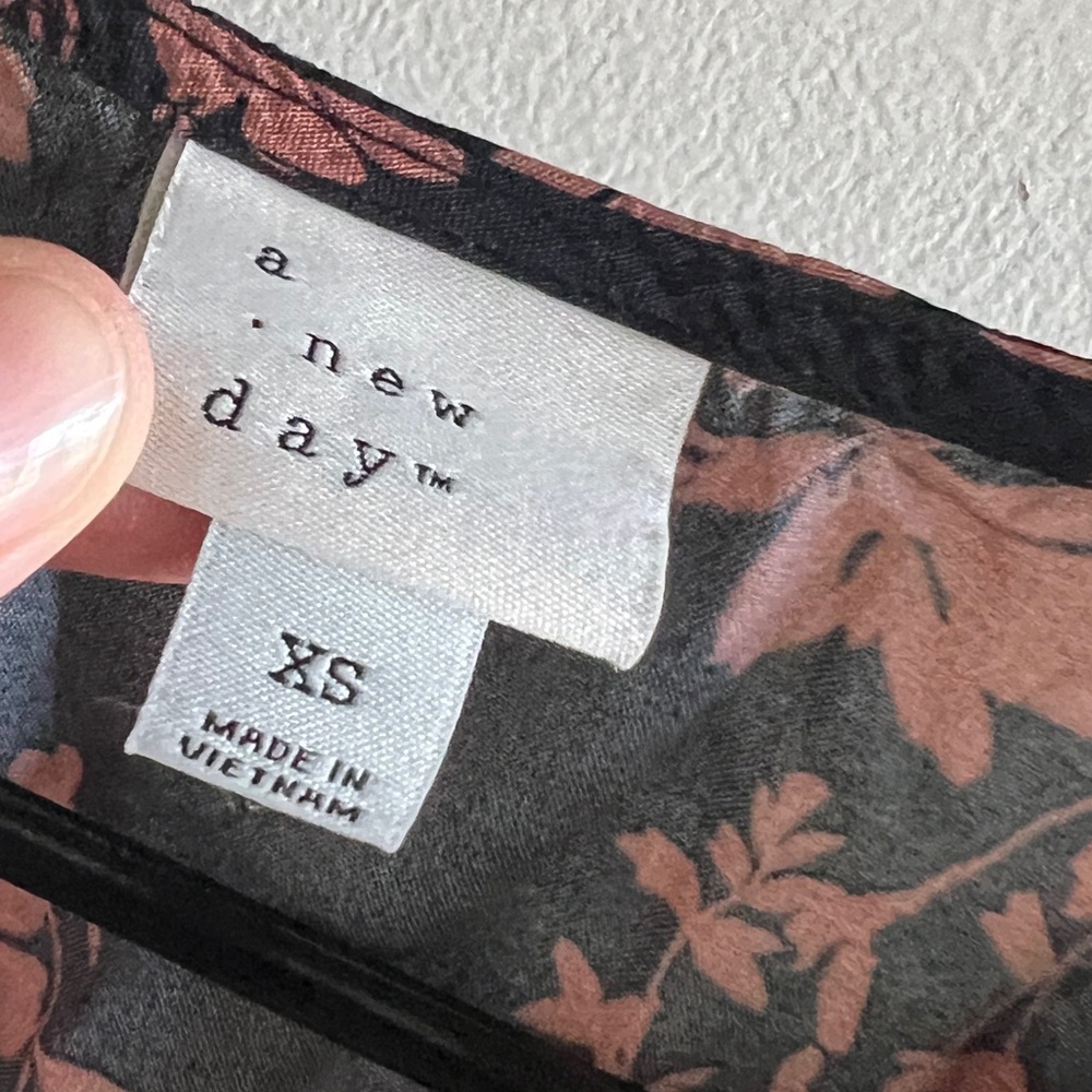 a new day Black Maxi Dress with Blush Floral Print - Picture 13 of 14